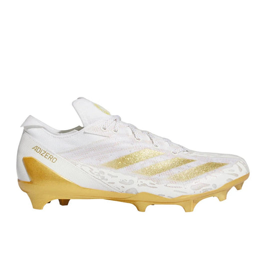 Adidas adizero Electric+ 'White Gold' IE3287 Football Cleats Size 14