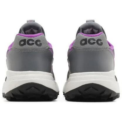 Nike ACG Lowcate Mens Smoke Grey Vivid Purple New Sneakers Hiking Shoes Size 7.5