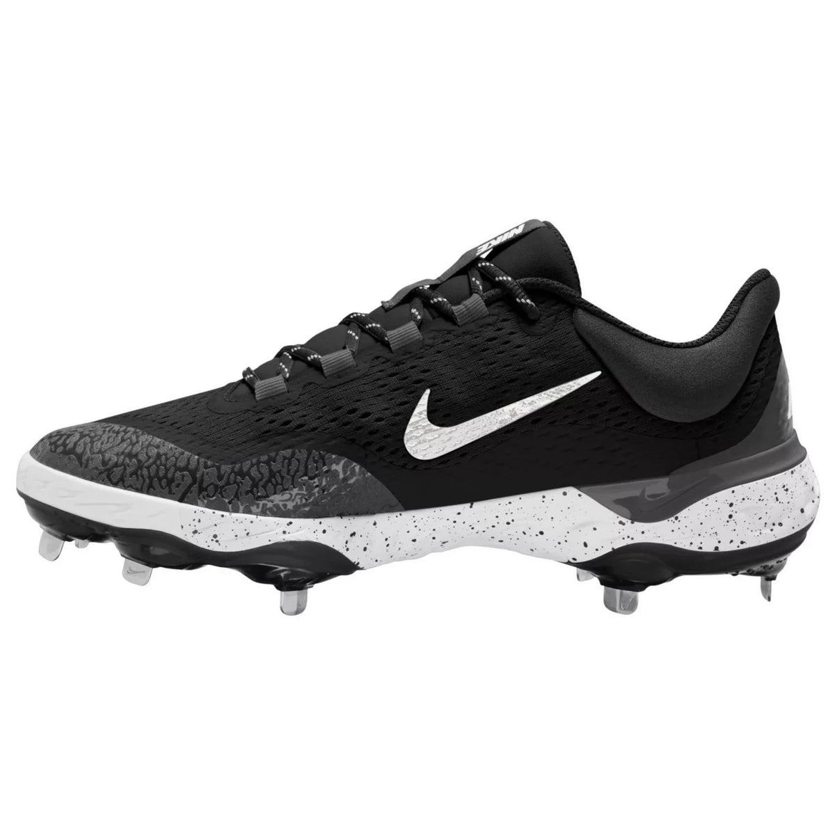 NEW Nike Alpha Huarache Elite 4 Low Baseball Cleats Black Mens Sz 7.5 DJ6521-003