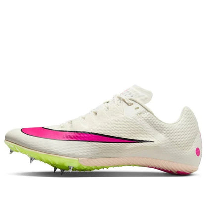 Nike Rival Sprint Track Spikes DC8753-101 White Pink Size 12.5 Mens Running