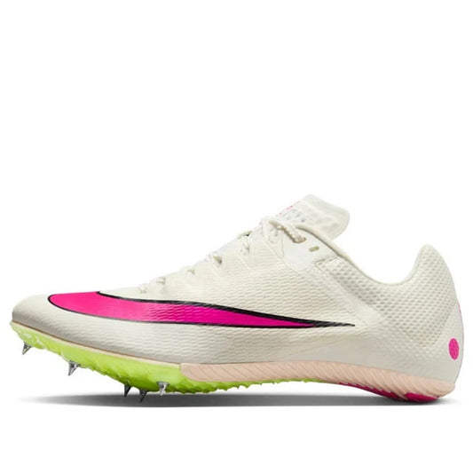 Nike Rival Sprint Track Spikes DC8753-101 White Pink Size 12.5 Mens Running