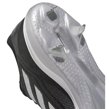 adidas Women's Adizero Purehustle 3 Cleats Core Black/Silver Metallic Size 7