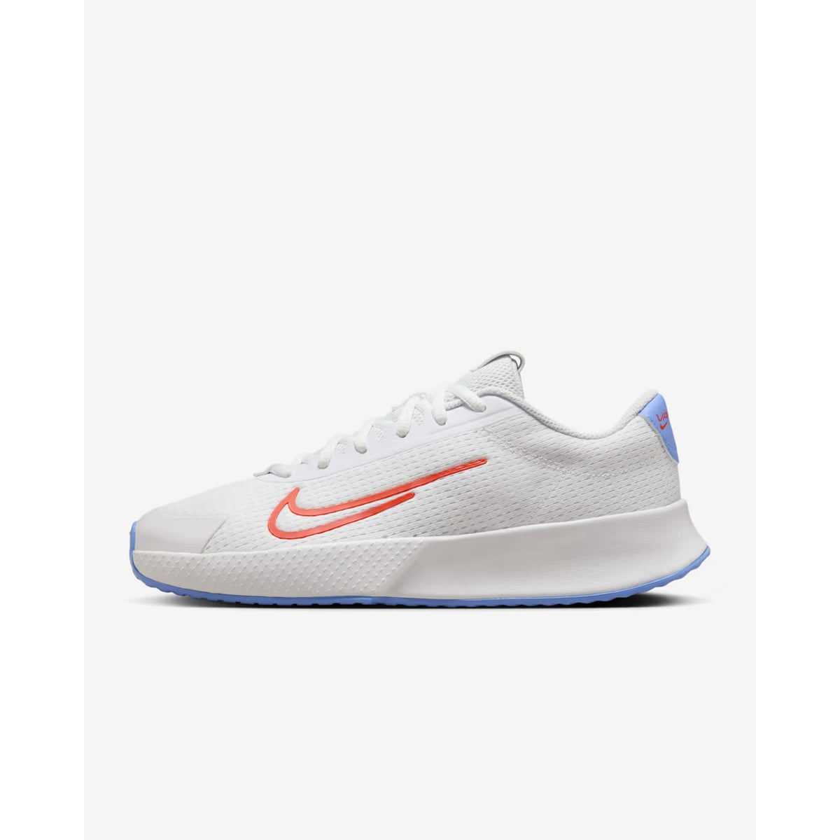 Nike Court Vapor Lite 2 Tennis Shoes White Blue Orange DV2018-106 Women Size 7.5