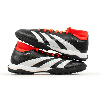 Adidas IG7718 Predator League Sock TF Soccer Cleat Black White Red US 7 W 8