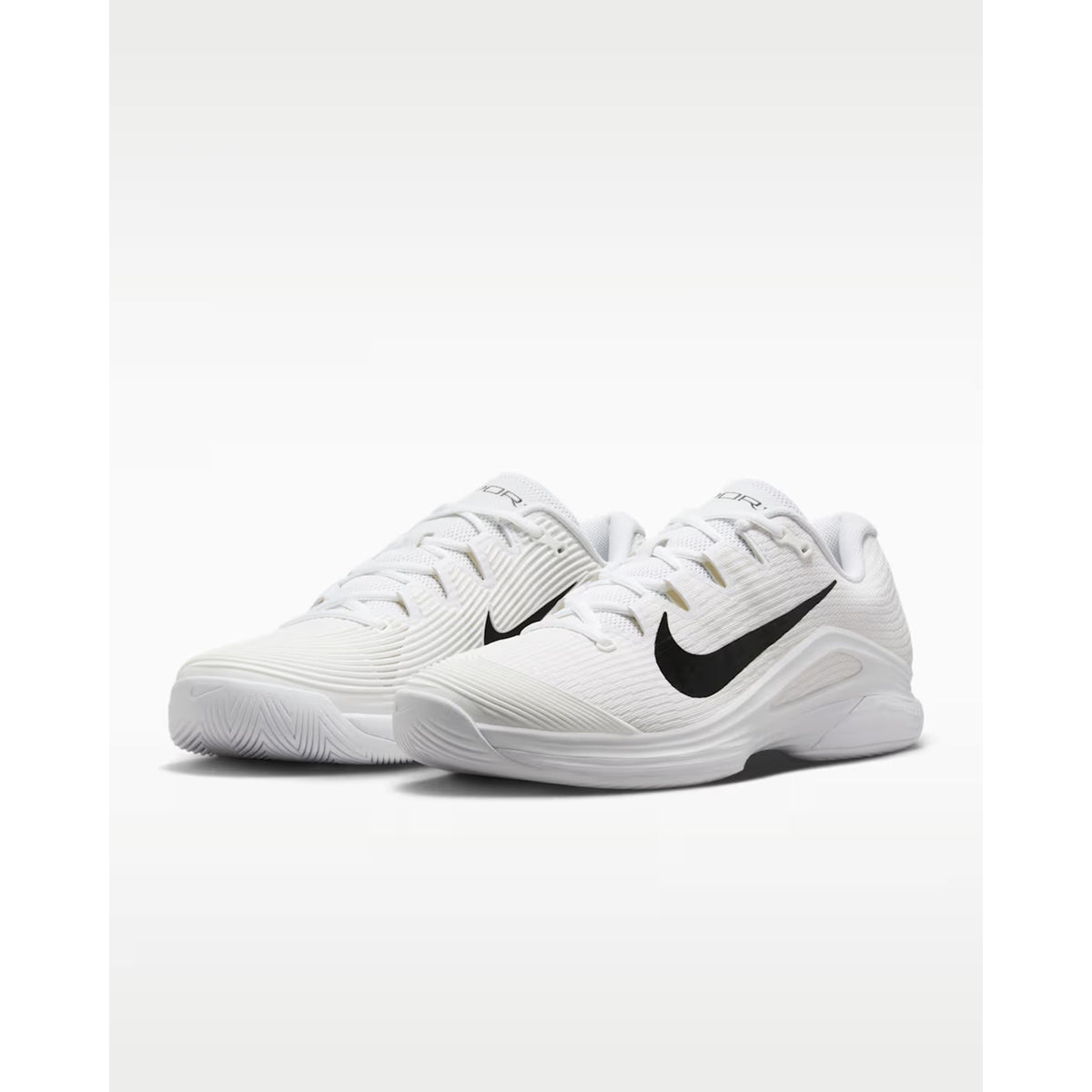 Nike Vapor 12 Size 7 "White/Black" Men's Hard Court Tennis Shoes