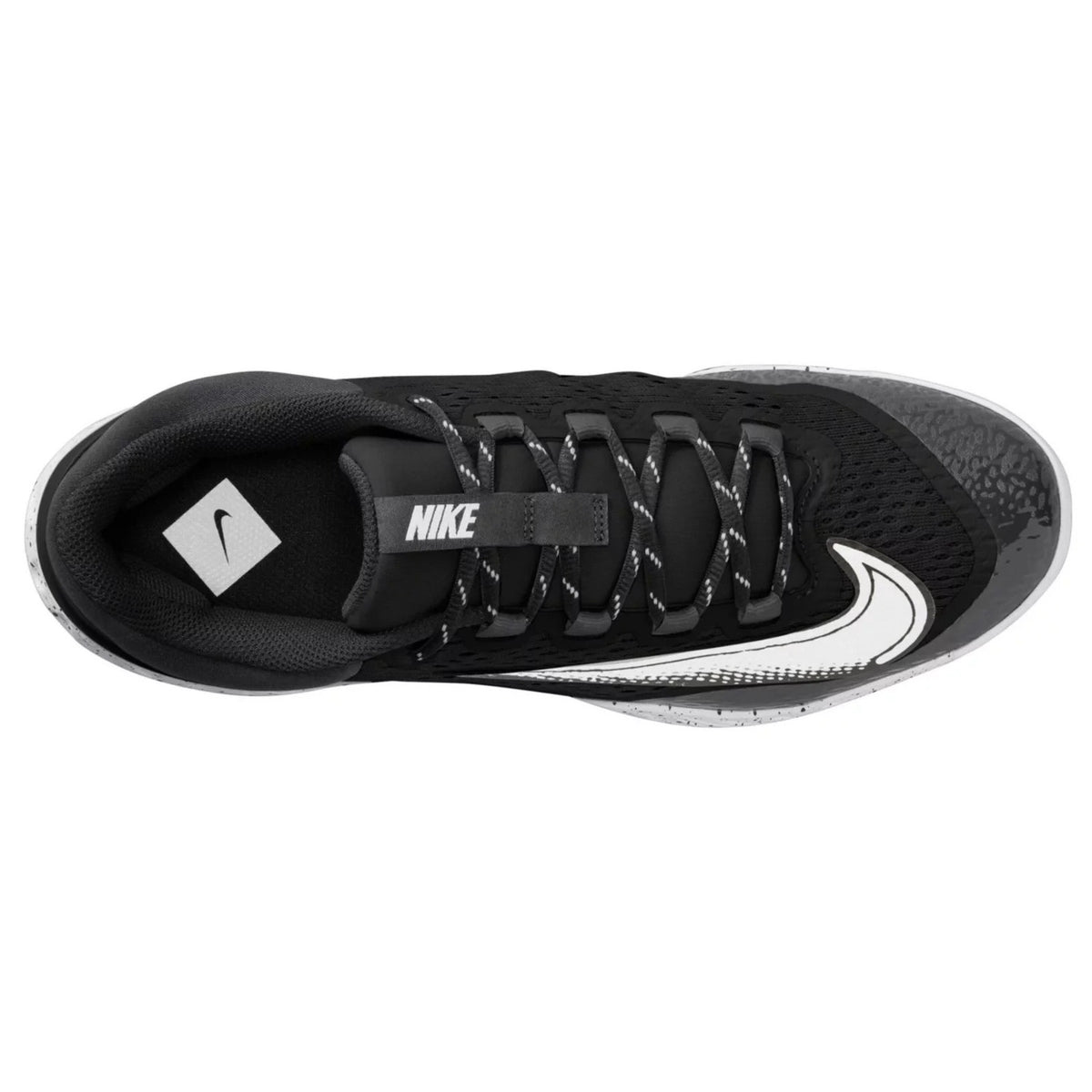 NEW Nike Alpha Huarache Elite 4 Low Baseball Cleats Black Mens Sz 7.5 DJ6521-003