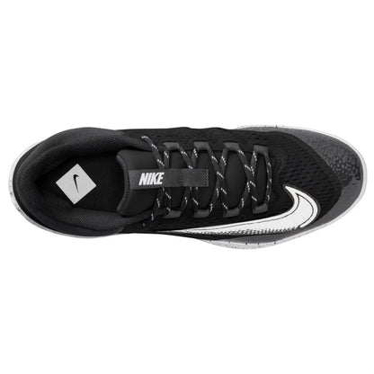 NEW Nike Alpha Huarache Elite 4 Low Baseball Cleats Black Mens Sz 7.5 DJ6521-003