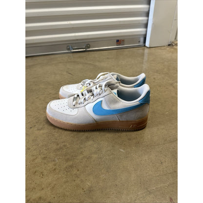 Nike Air Force 1 Low White Blue Gum Mens Size 14 Sneakers FQ8714-003