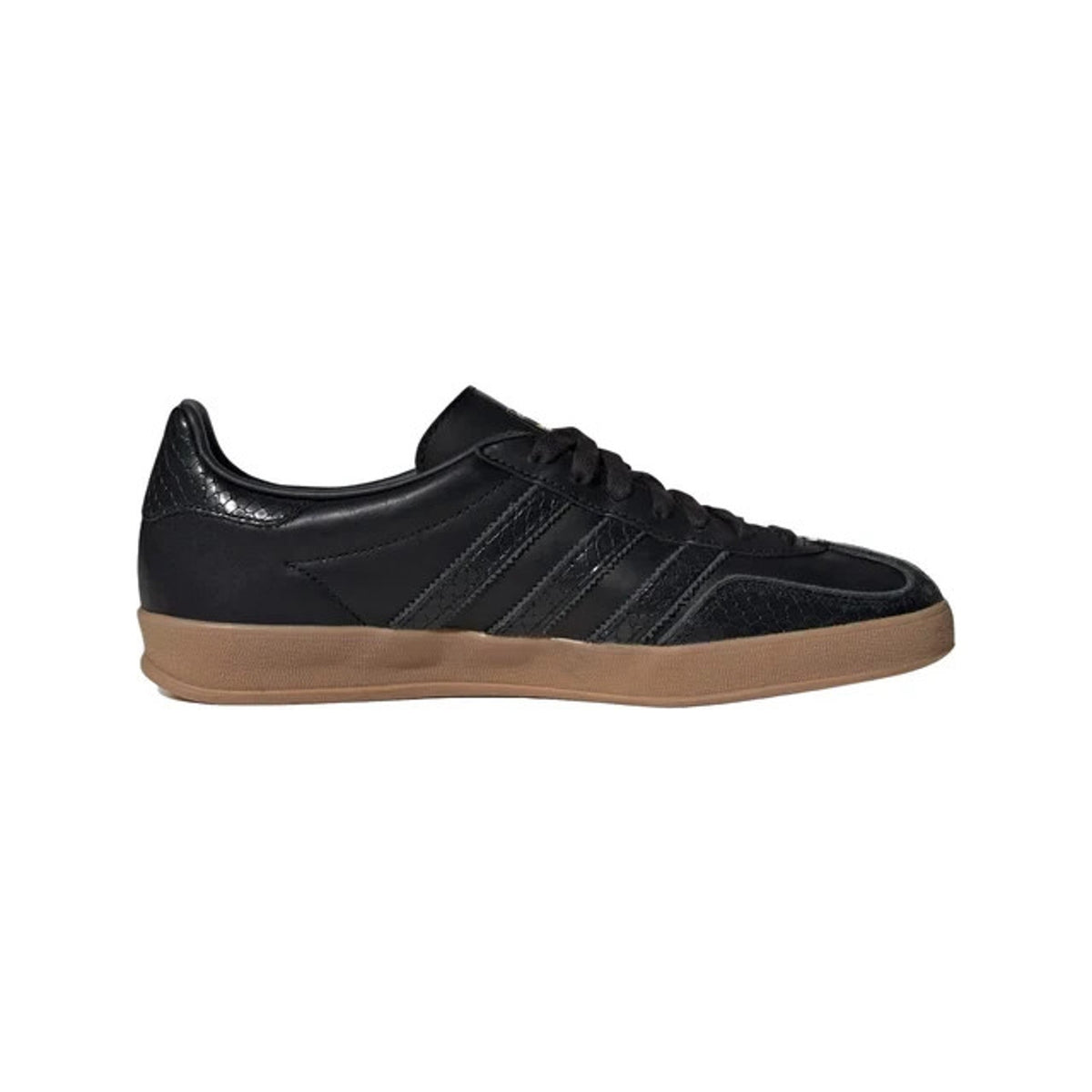 [IF1978] Men's Adidas GAZELLE INDOOR Core Black Gum Snakeskin Size 9