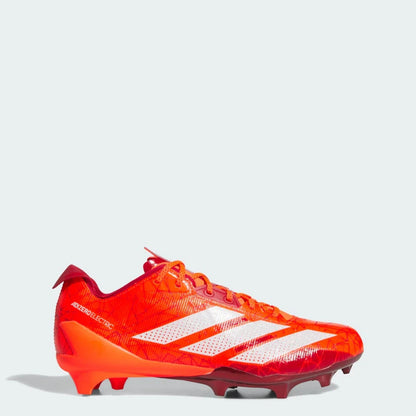 Size 13 Adidas Adizero Electric Solar Red All American Football Cleats IE1442