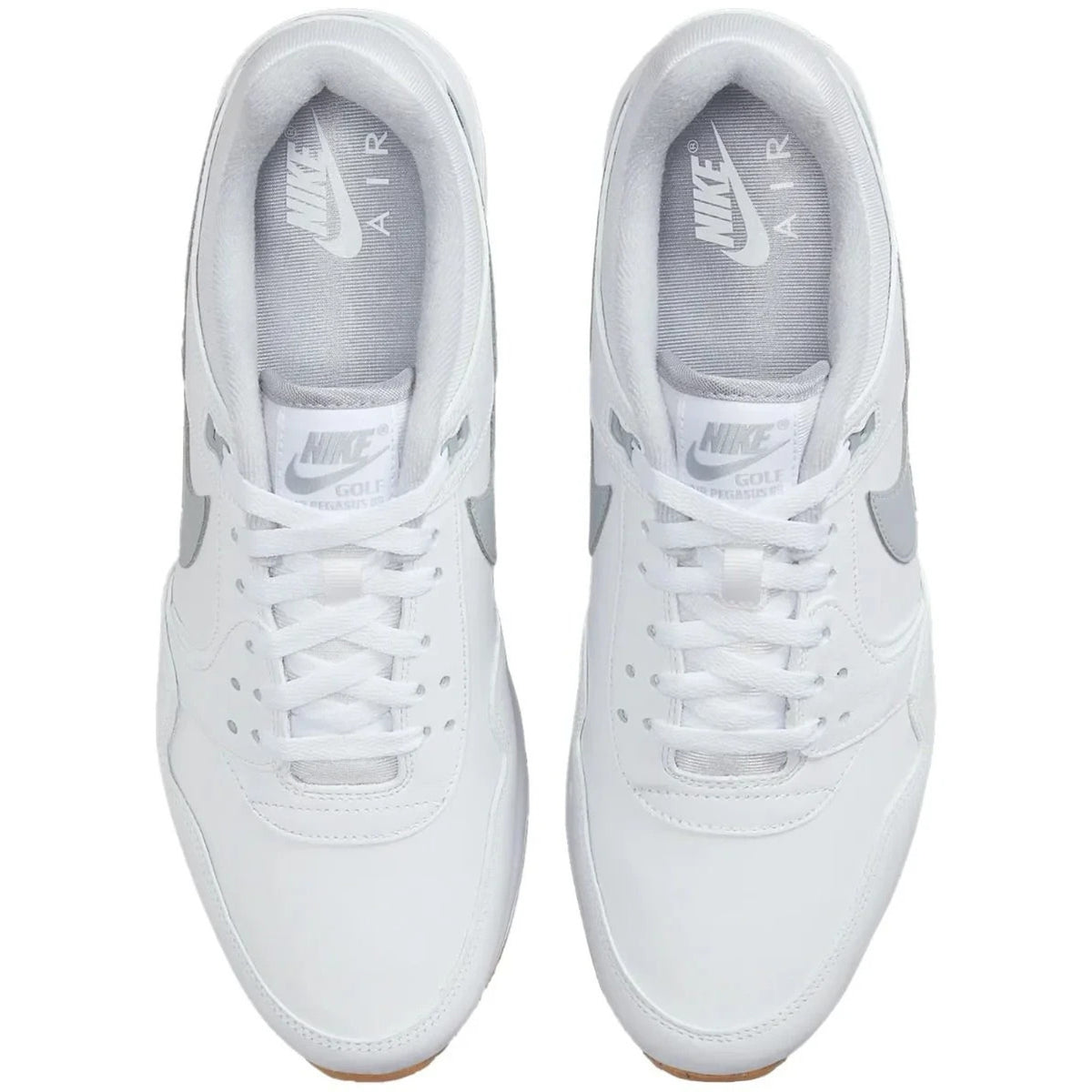 MEN'S NIKE GOLF AIR PEGASUS '89 G HV386-100 WHITE GREY GUM Size 7
