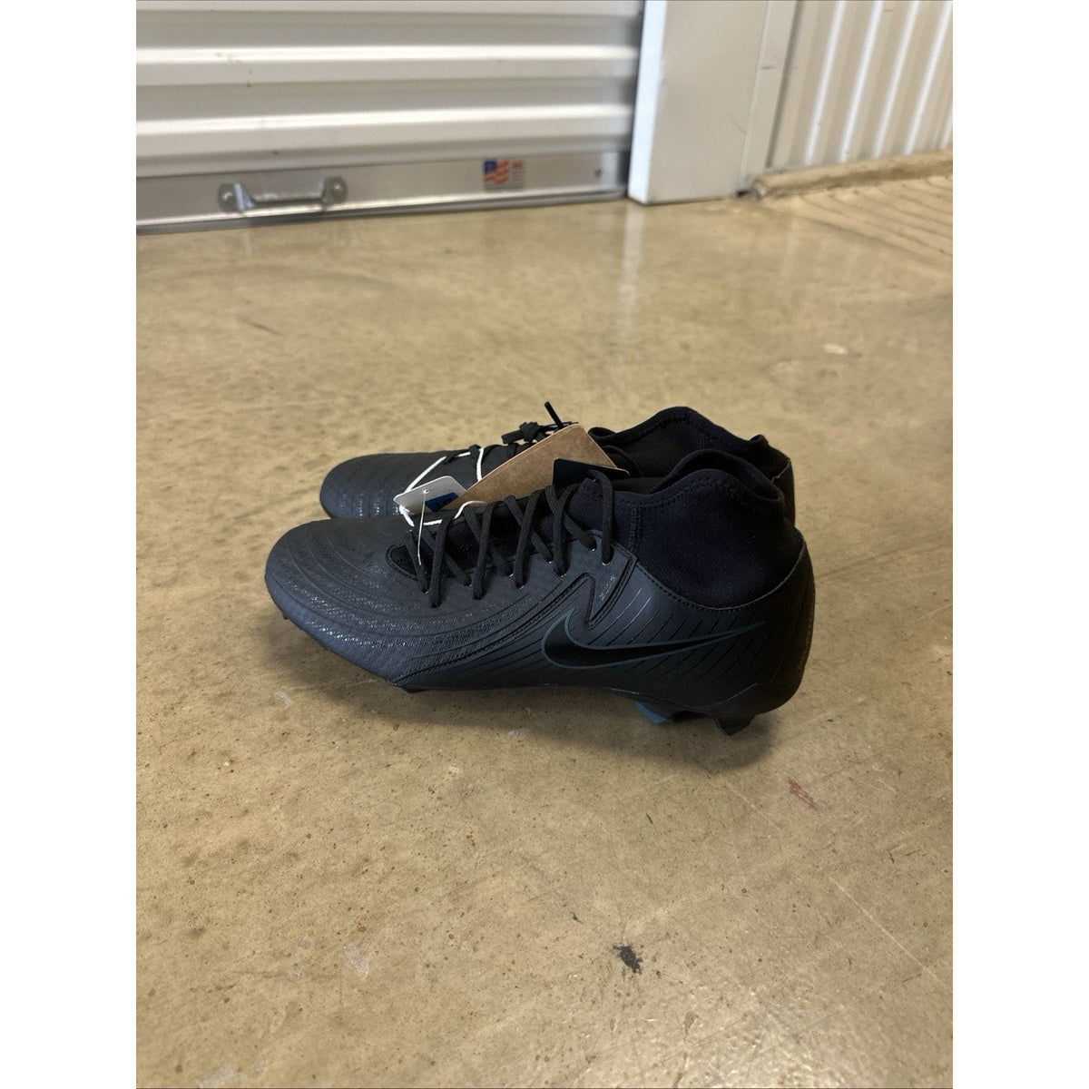 Nike Phantom Academy Soccer Cleats FG/MG Black Green Men’s 12 NEW