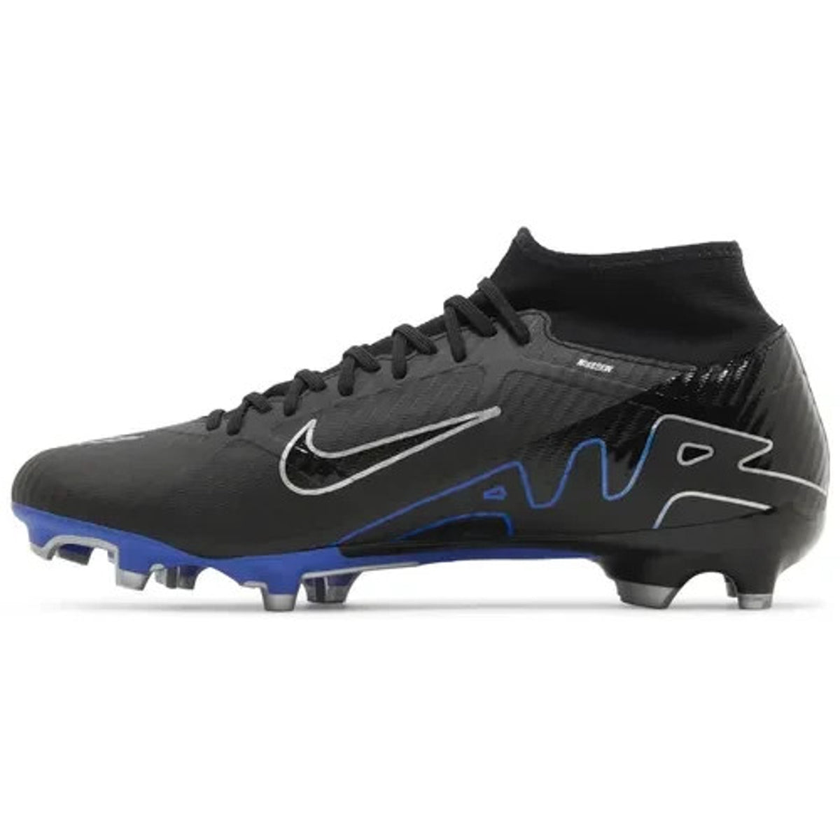 Nike Zoom Superfly 9 Academy FG/MG Black Blue [DJ5625 040] Men's Size 8.5