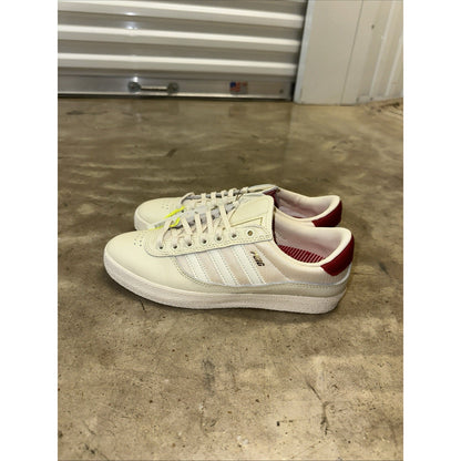 BRAND NEW Adidas Puig Indoor Shoes Cream White Scarlet Mens Size 7
