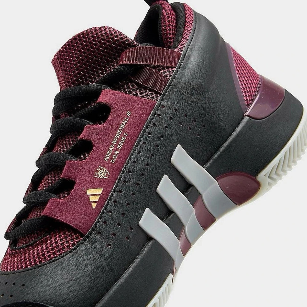 Adidas D.O.N. Issue 5 Men’s Size 7.5 Basketball Shoe Black Athletic Sneaker #800