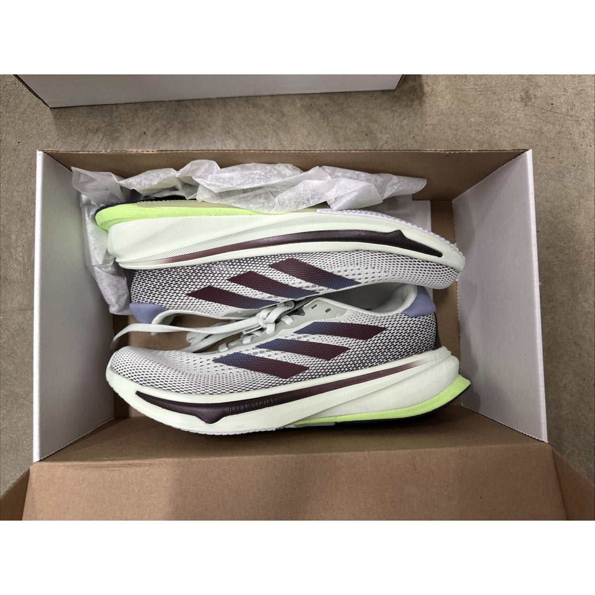 adidas Supernova Rise Running Grey Running Shoes IF3023 Men's Sz 8.5/Wmns 10