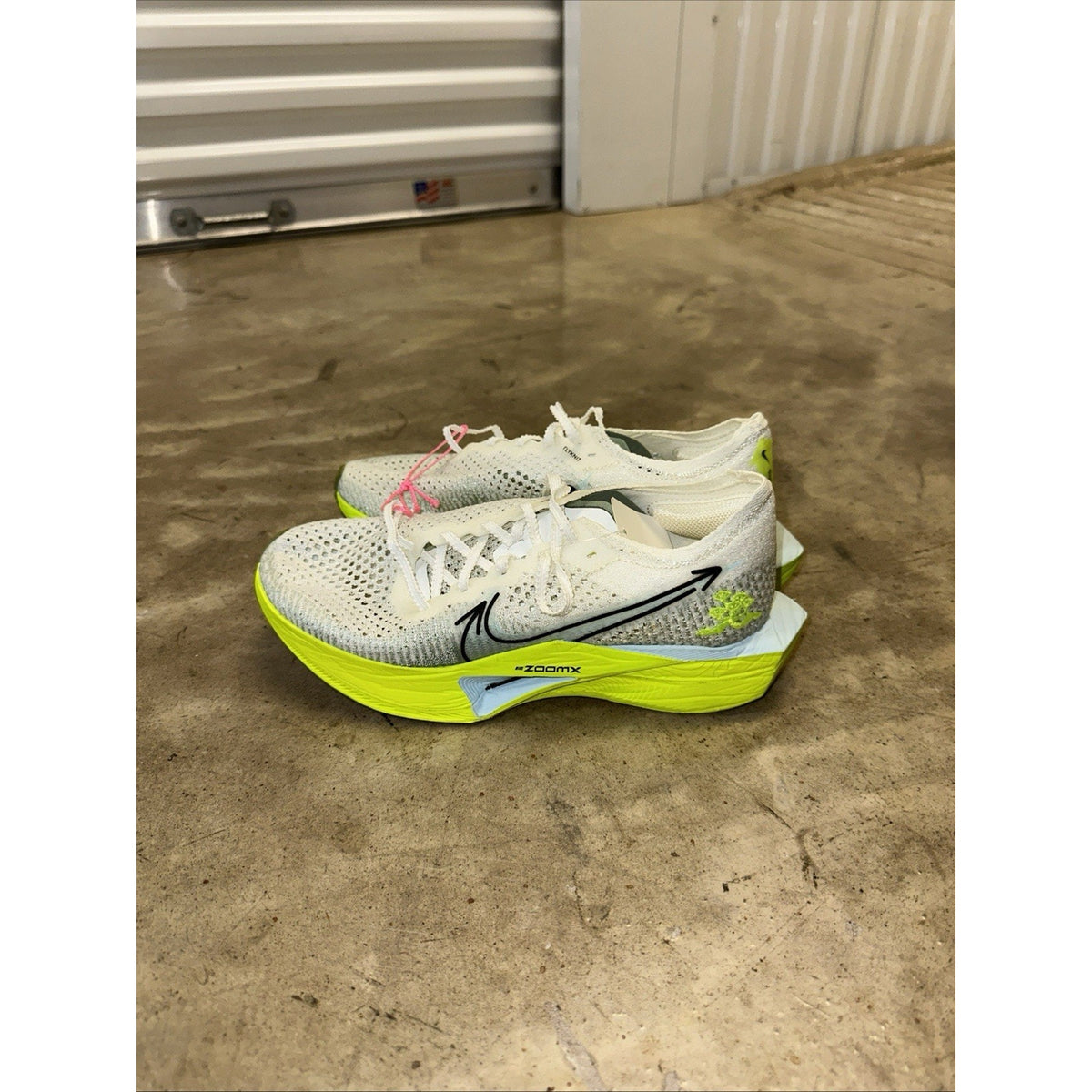 Nike ZoomX VaporFly Next% 3 Wherever Whenever Sail Volt HQ3450 Men's Size 7