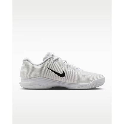 Nike Vapor 12 Size 7 "White/Black" Men's Hard Court Tennis Shoes