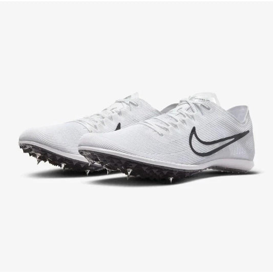 NEW Men's 13 Nike Zoom Mamba 6 Track Spikes Shoes White/Black/Silver DR2733-100