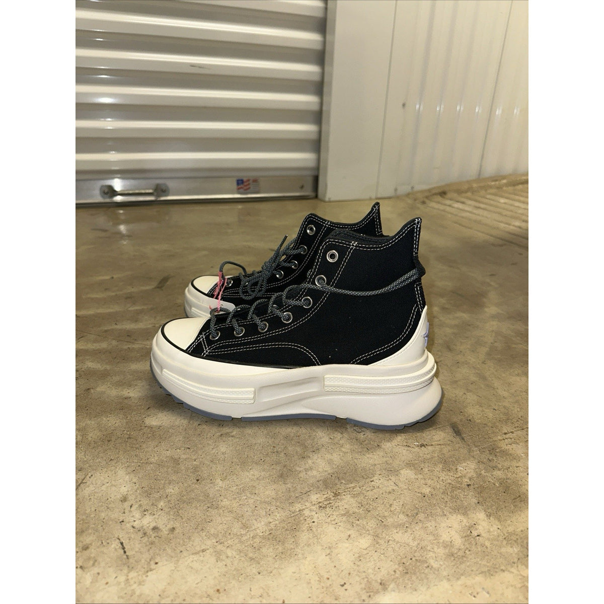 Converse Run Star Legacy CX Hi Black Ultraviolet Y2K Sneaker Womens 8.5 Men's 7