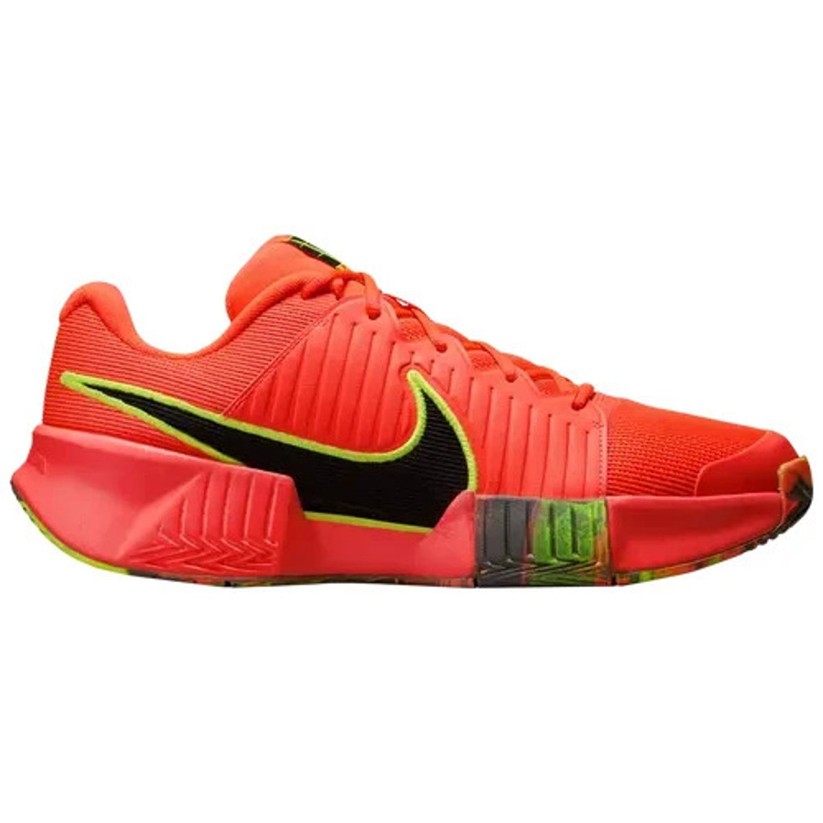 Nike Zoom Challenge Pickleball Team Hyper Orange Volt Shoes Mens Size 7
