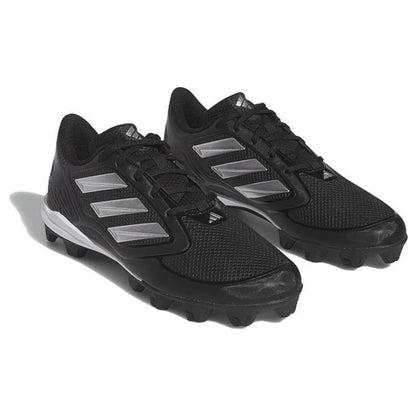 adidas Women's Pure Hustle 3 Mid Softball Cleats Size 11 Black/Silver, H2(B229T)