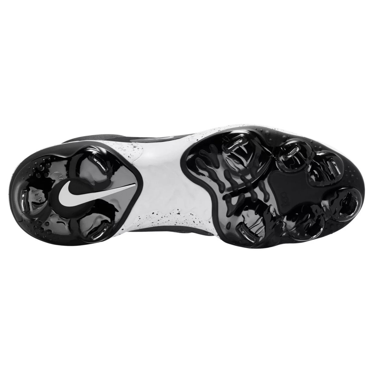 NEW Nike Alpha Huarache Elite 4 Low Baseball Cleats Black Mens Sz 7.5 DJ6521-003