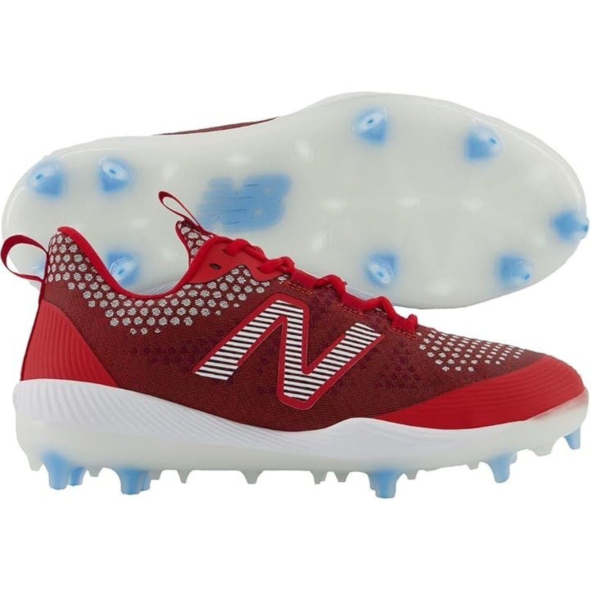 New Balance FuelCell COMP3 Baseball Cleats-Composite Men's Size 11.5 Red/White