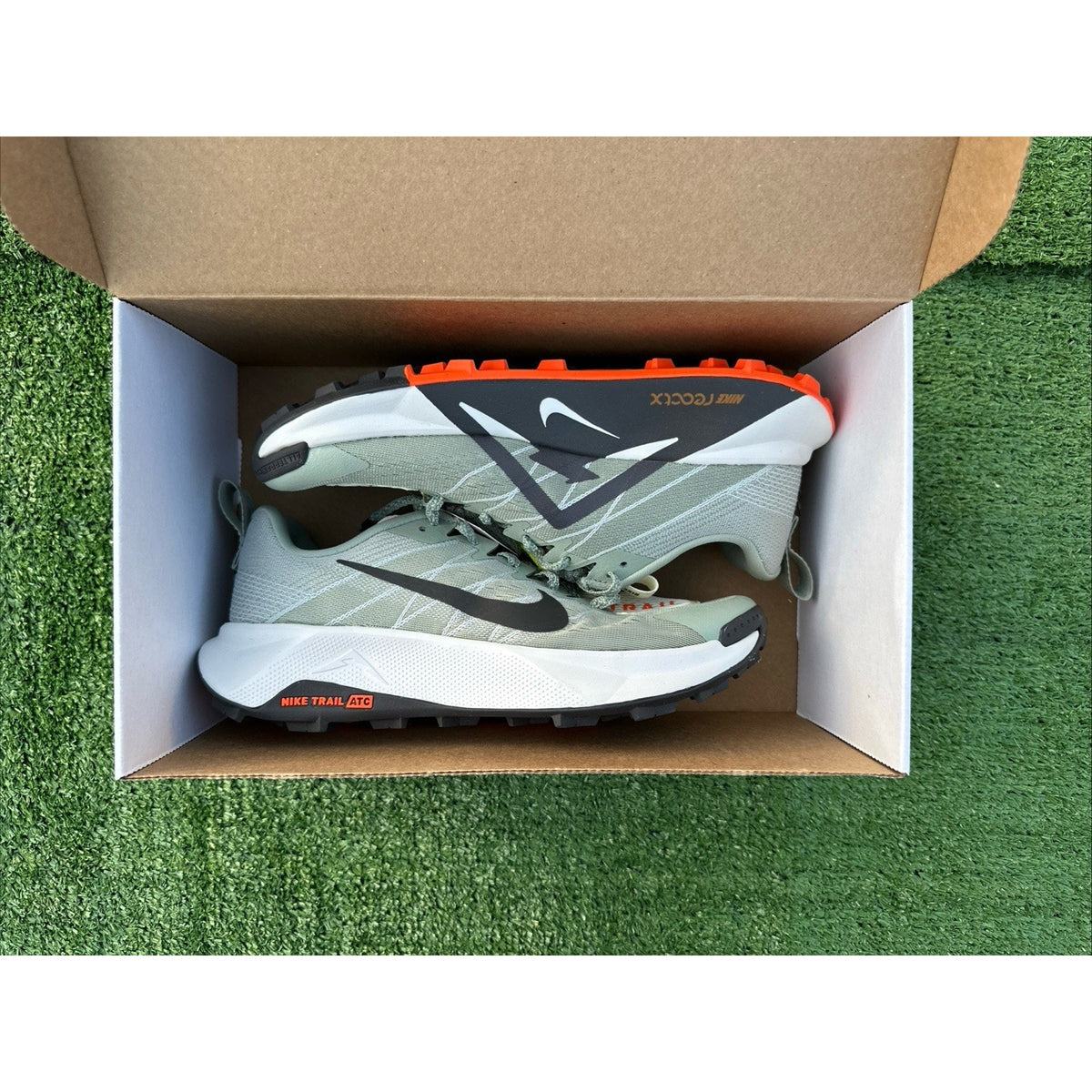 Nike Wildhorse 10 Green Grey Orange FV2338-001 Men’s Size 8