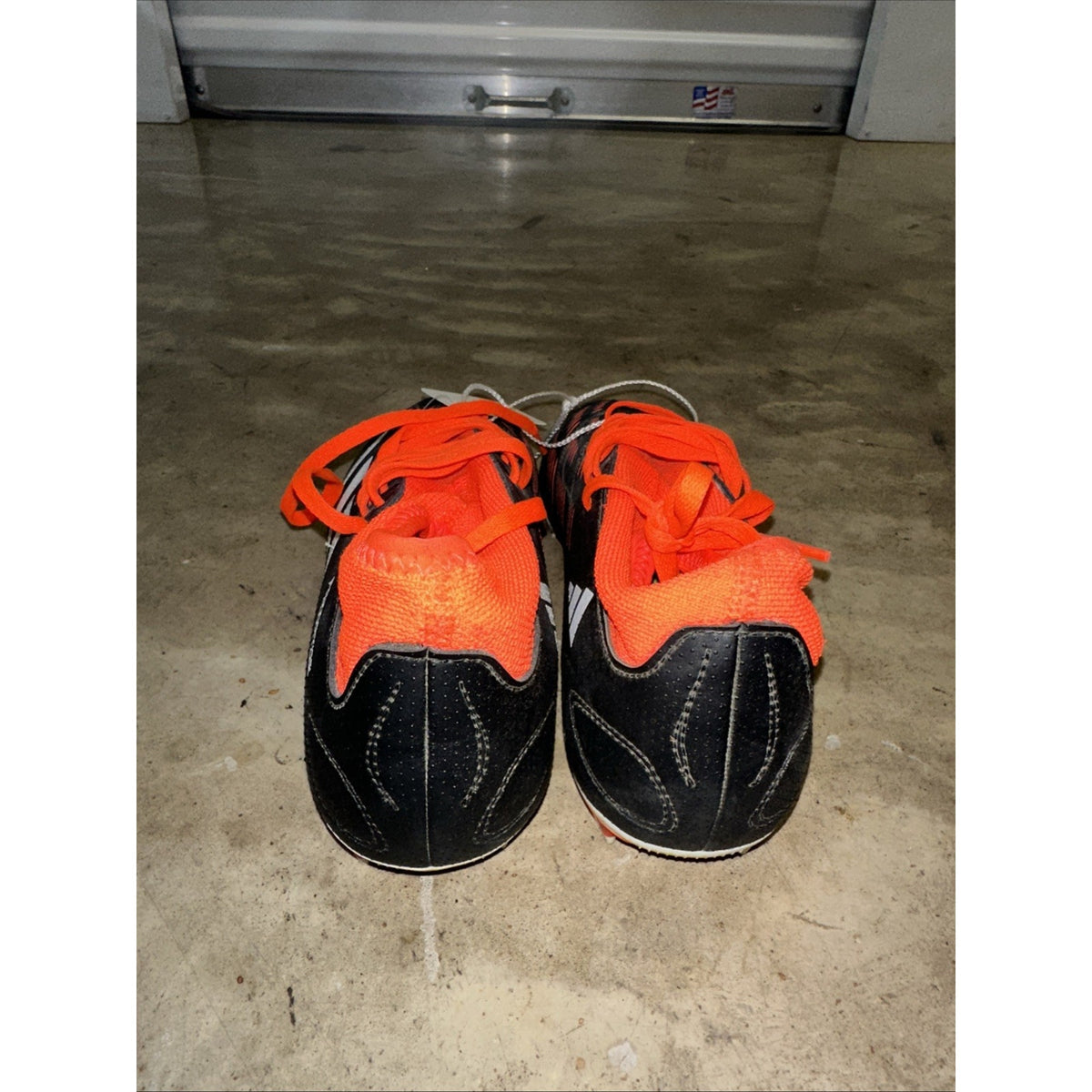 Adidas Predator League FG Soccer Cleats – Black/White w/ Orange Men’s Size 5