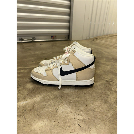 Nike Dunk High PRM Sesame DX2044-101 Navy Tan Yankees Women's Sizes 8.5-9.5