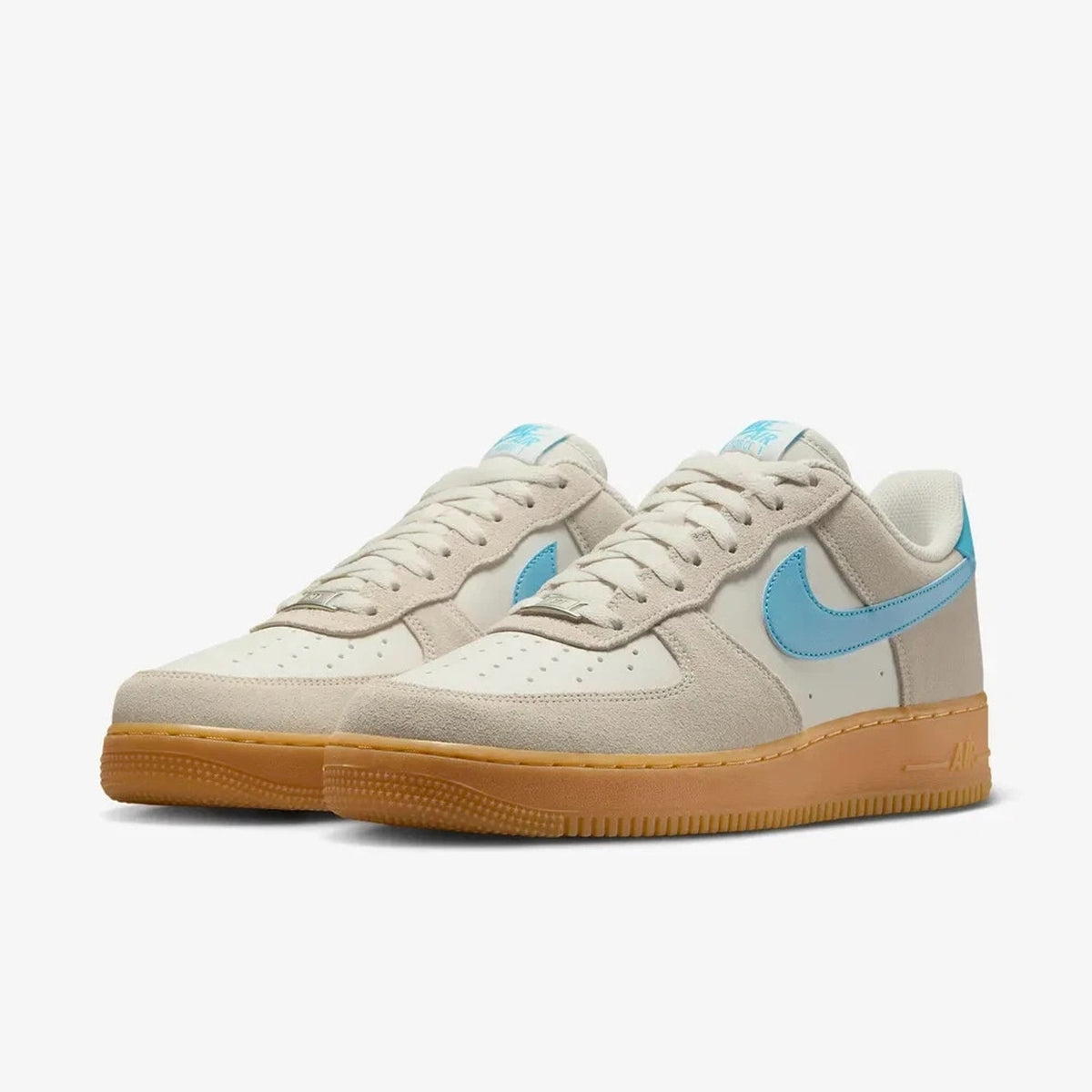 Nike Air Force 1 Low White Blue Gum Mens Size 14 Sneakers FQ8714-003