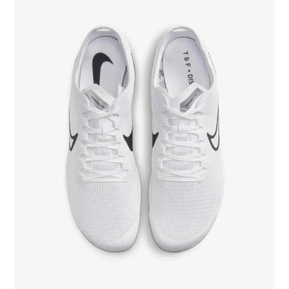 NEW Men's 13 Nike Zoom Mamba 6 Track Spikes Shoes White/Black/Silver DR2733-100