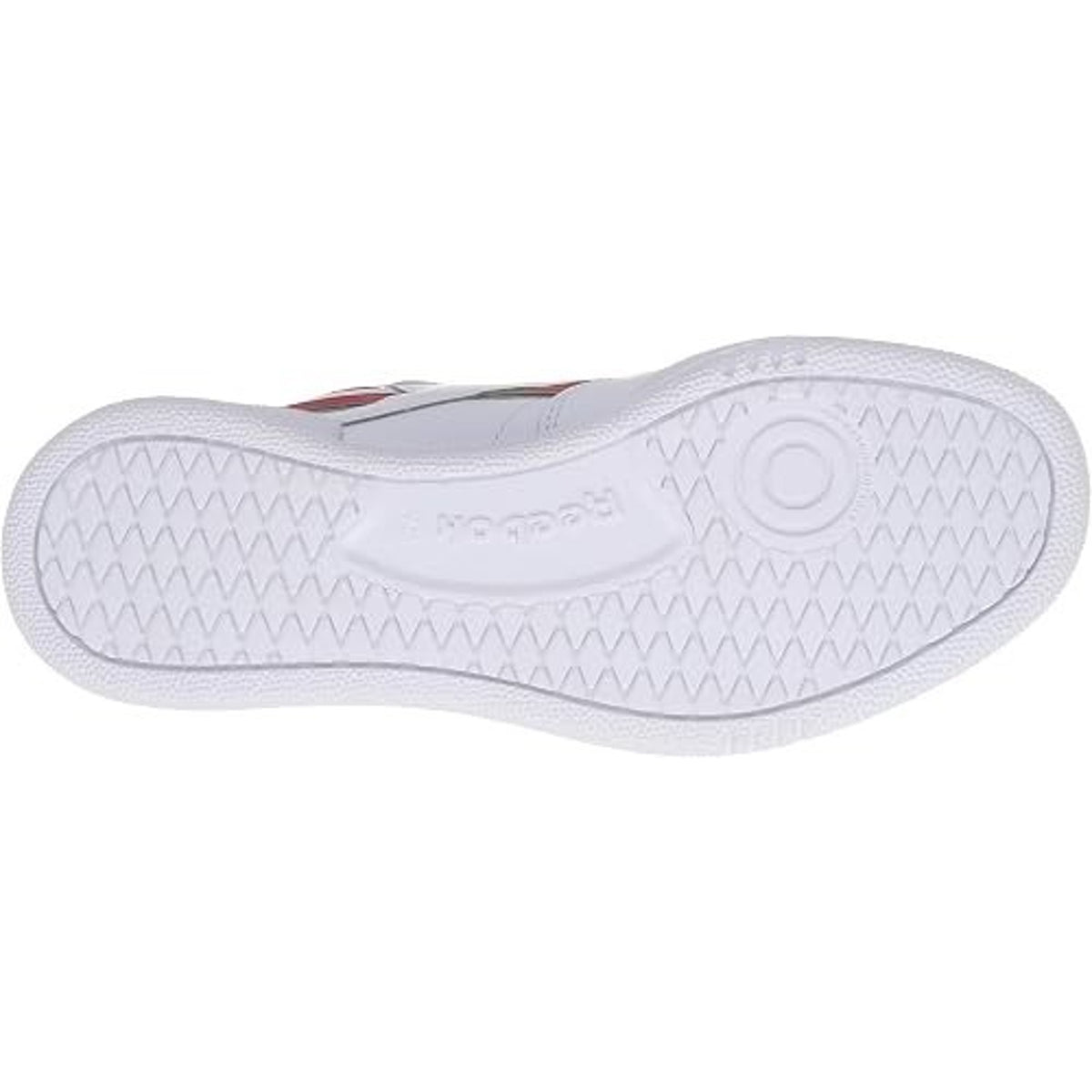 Reebok Classic Club C Revenge Men's Shoes White with Red Trim Size 5 Leather