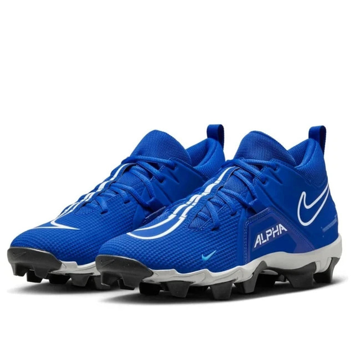 Nike Alpha Menace 3 Shark Football Cleats Royal Blue Men's Size 11.5 CV0582-414
