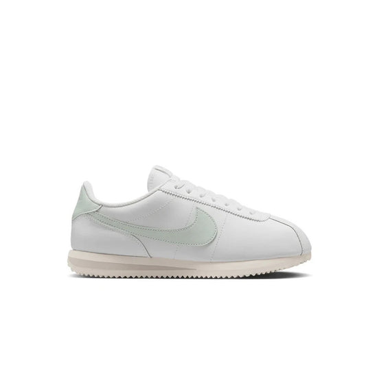 Womens Classic Cortez Flyleather 'White Light Silver' Size 9.5