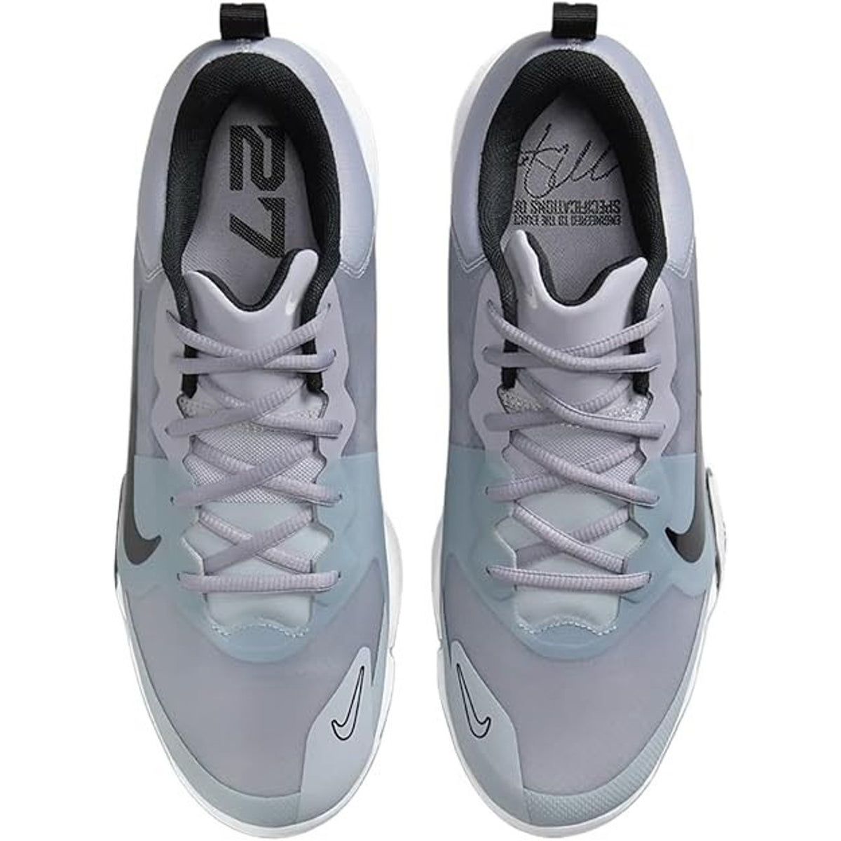 New Nike Force Trout 9 Elite Metal Baseball Cleats Gray FB2907-002 Mens Size 15