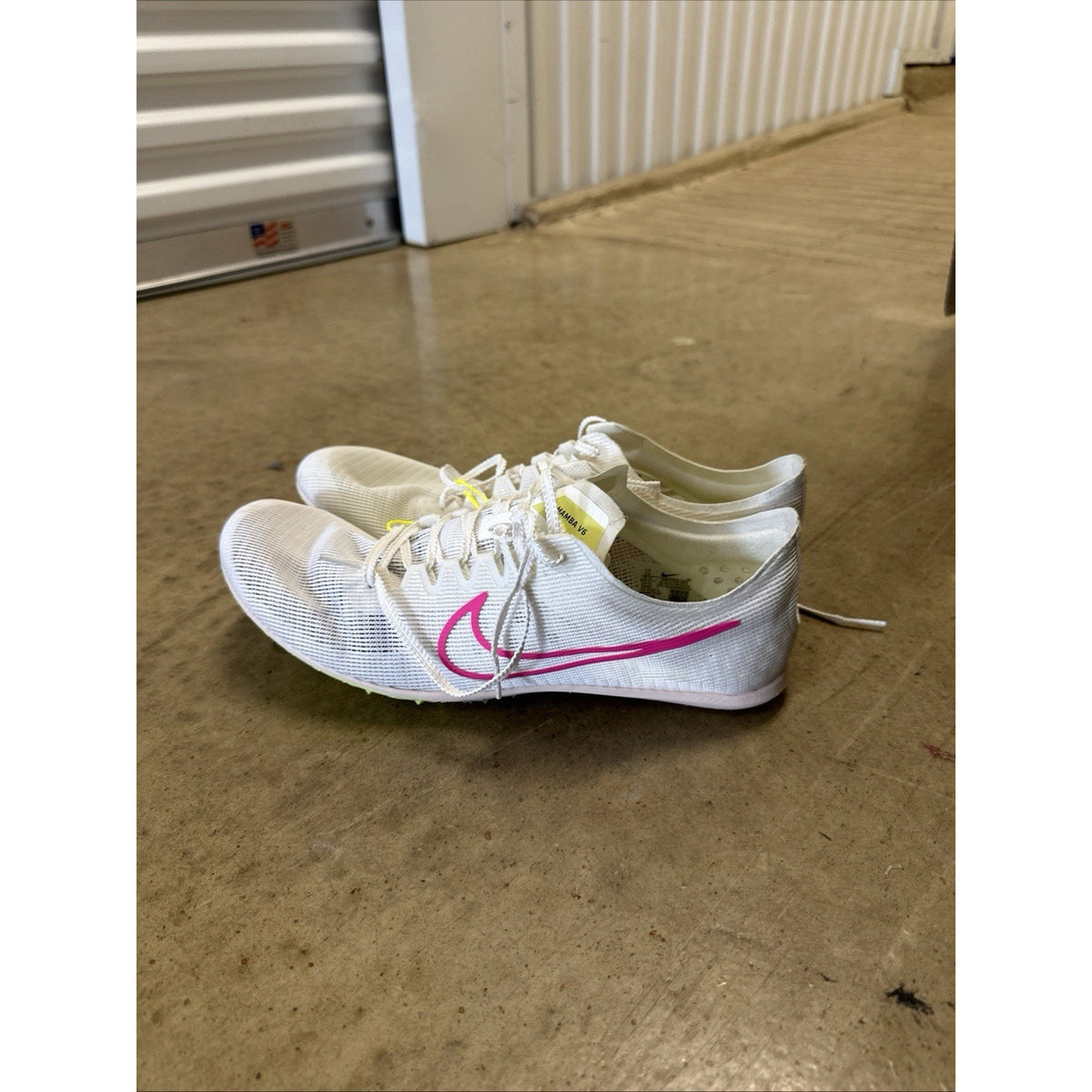 NEW Nike Air Zoom Mamba 6 Track Spikes DR2733 101 Sail Pink Men's Size 13
