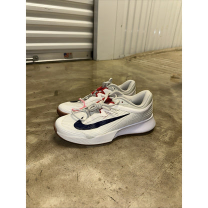 Nike Court Air Zoom Vapor Pro 3 HC Light Bone Binary Blue Size 8 Wmns FZ2158-100