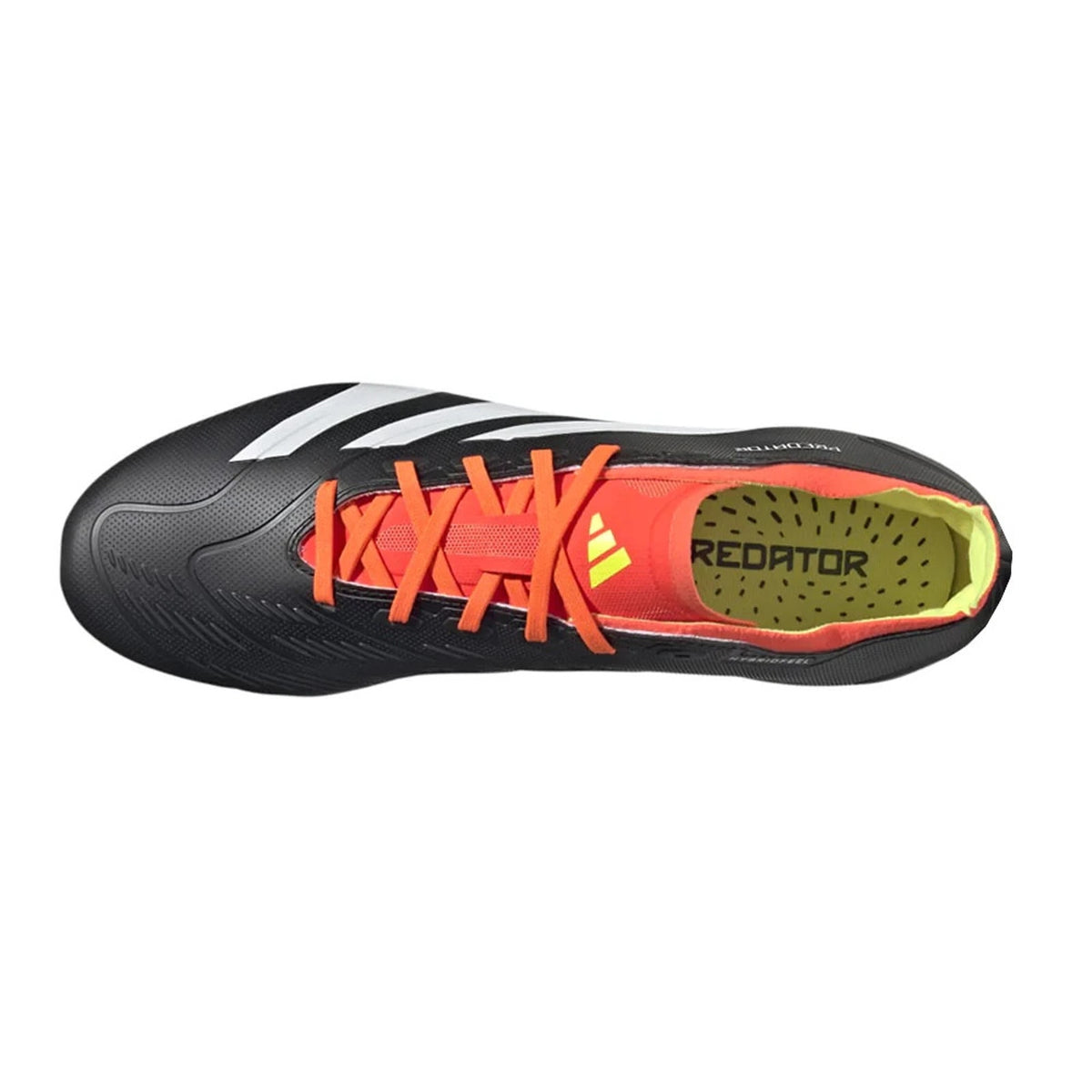 Adidas Predator 24 League Low FG Cleats Black White Orange IG7762 Men's Size 7.5