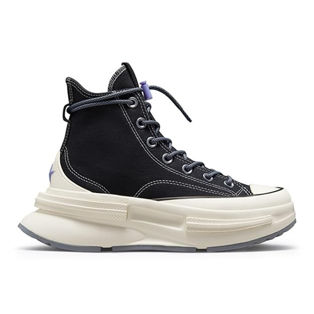 Converse Run Star Legacy CX Hi Black Ultraviolet Y2K Sneaker Womens 8.5 Men's 7