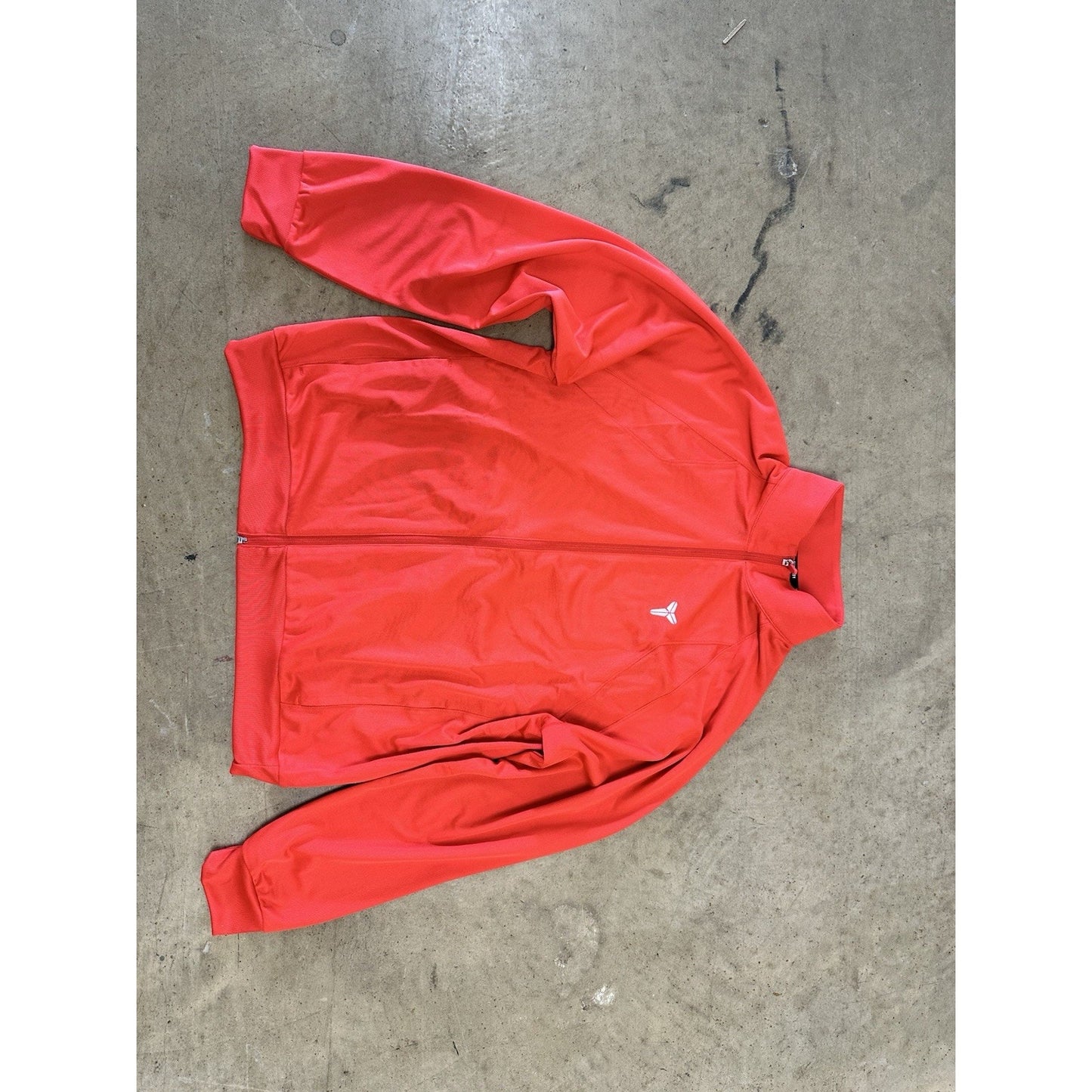 Nike Kobe Dri-FIT Knit Lightweight Jacket Full Zipper Red Size Medium HJ8097-010