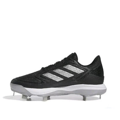 adidas Women's Adizero Purehustle 3 Cleats Core Black/Silver Metallic Size 7