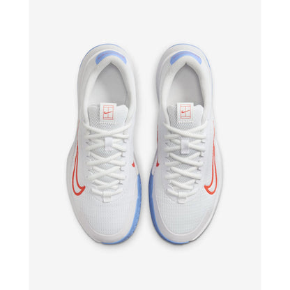 Nike Court Vapor Lite 2 Tennis Shoes White Blue Orange DV2018-106 Women Size 7.5