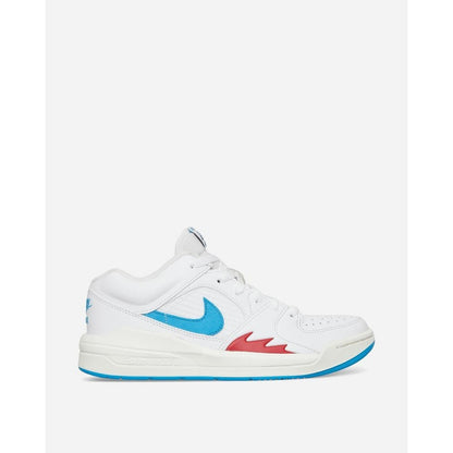 New Nike Women's Jordan Stadium 90 Shoes - White/ Dark Powder Blue Size 10.5