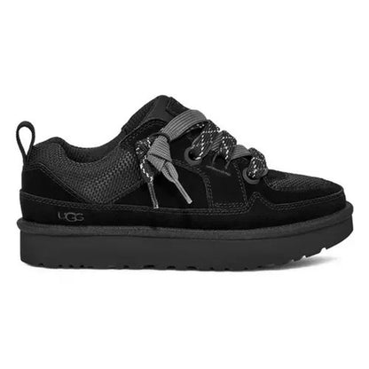 UGG Lo Lowmel Black Lace Up Low Top Sneaker Men's Casual Shoes Size 11/Wmns 12
