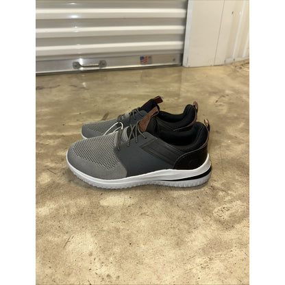 Skechers Delson 3.0 Sneakers Gray and Black Men's US Size 7.5 Wide
