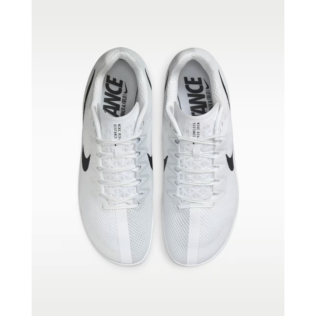 Nike Zoom Rival Distance Track Shoes White Black DC8725-100 Mens Size 8