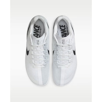 Nike Zoom Rival Distance Track Shoes White Black DC8725-100 Mens Size 8
