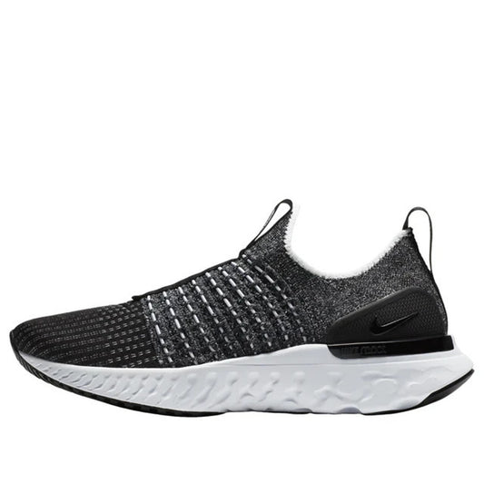 Nike React Phantom Run FK 2 Black Running Shoes CJ0280-002 Size 6 Mens